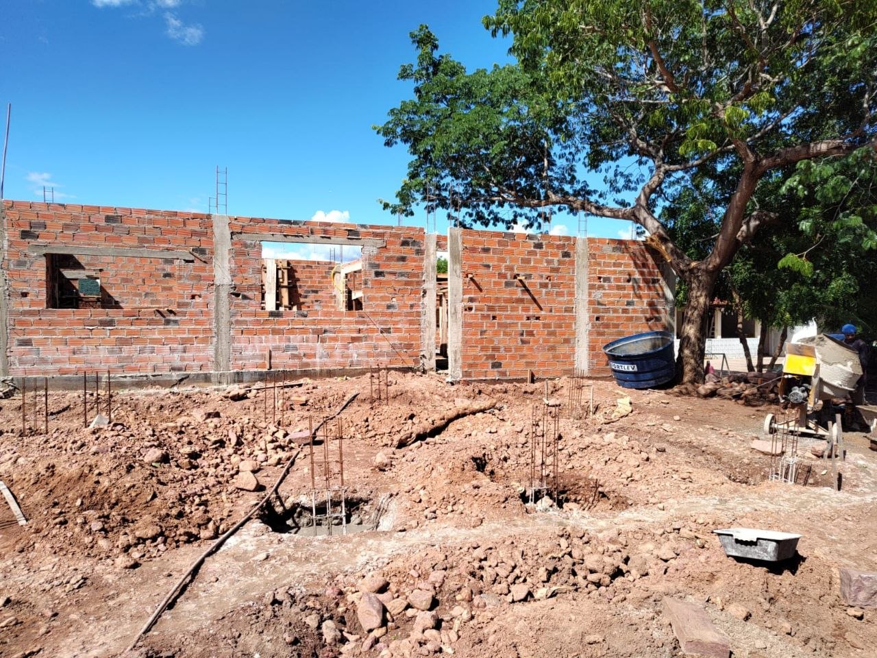 Fundações e alvenaria
